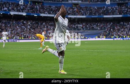 Madrid, Spanien. 30. Oktober 2022. La Liga Spanisches Fußballspiel La Liga Real Madrid gegen Girona im Santiago Bernabeu Stadion, 30. Oktober 2022. 900/Cordon Press Credit: CORDON PRESS/Alamy Live News Stockfoto