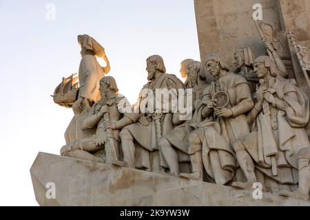 Das Padrão dos Descobrimentos (Denkmal für die Entdeckungen) Belem, Lissabon, Portugal Stockfoto