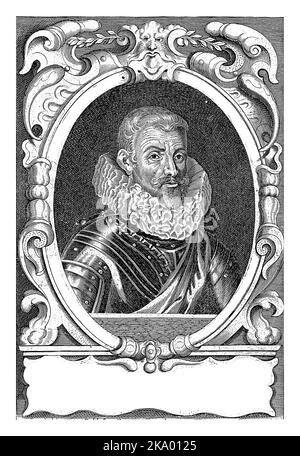 Porträt von Johann Tserclaes, Graf von Tilly, Kommandeur im Dreißigjährigen Krieg. Stockfoto