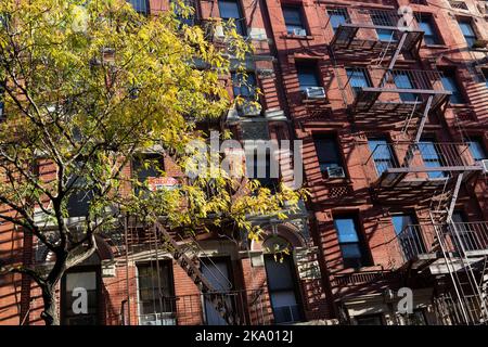 Lower East Side Street Scene, Manhattan, New York Stockfoto