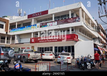 Pattaya City Police Station in Pattaya Thailand Stockfoto