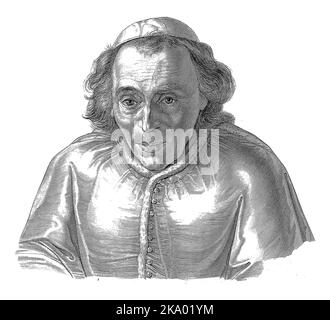 Porträt von Pius VII., Samuel Amsler, nach C. Herrmann, 1820 Stockfoto