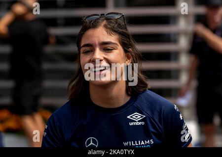 Mexiko-Stadt, Mexiko, 31.. Oktober 2022, Jamie Chadwick nimmt am Renntag am 20. Lauf der Formel-1-Meisterschaft 2022 Teil. Kredit: Michael Potts/Alamy Live Nachrichten Stockfoto