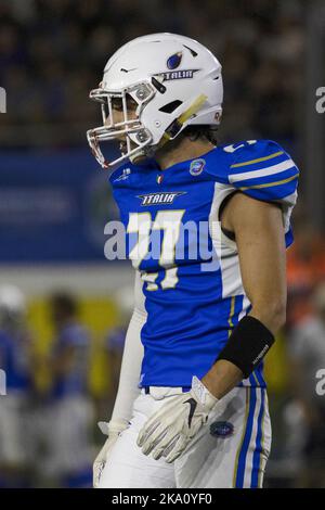 Velodromo Vigorelli, Mailand, Italien, 30. Oktober 2022, 27 SOTTURA Christian 03,04,1996 S 182 77 Seamen Milano während der Europameisterschaft 2023 Qualifiers - Italien vs England - Fußball Stockfoto
