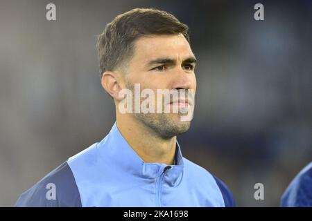 Alessio Romagnoli von S.S. LAZIO während der 12. Tage der Serie A Meisterschaft zwischen S.S. Lazio gegen US Salernitana am 30. Oktober 2022 im Stadio Olimpico in Rom, Italien. Stockfoto