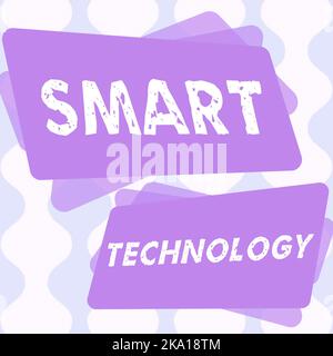 Text mit Inspiration Smart Technology. Geschäftsidee zum Schutz und zur Vermeidung von Fehlern auf Festplatten Abstract Creating Safe Internet Experience Stockfoto