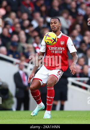 London, Großbritannien. 30. Oktober 2022. Gabriel von Arsenal während des Spiels der Premier League im Emirates Stadium, London. Bildnachweis sollte lauten: David Klein/Sportimage Kredit: Sportimage/Alamy Live News Stockfoto