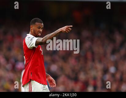 London, Großbritannien. 30. Oktober 2022. Gabriel von Arsenal während des Spiels der Premier League im Emirates Stadium, London. Bildnachweis sollte lauten: David Klein/Sportimage Kredit: Sportimage/Alamy Live News Stockfoto