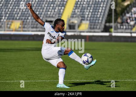 Ademola Lookman von Atalanta BC in Aktion während der Serie A Fußballspiel zwischen Empoli FC und Atalanta BC in Carlo Castellani Stadion in Empoli (Es Stockfoto
