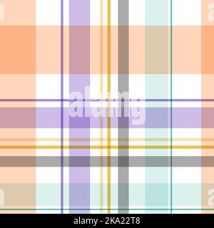 Mehrfarbiger Gingham-Streifen. Frohe Halloween Inspiration. Zum Verpacken von Papier, Textildruck und Werbung. Vektorgrafik, flaches Design Stock Vektor