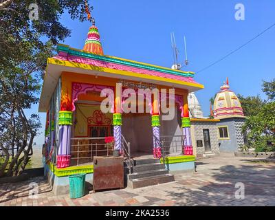 30. Oktober 2022, Pune, Indien, Kanifnath Tempel in der Nähe von Saswad, Shri Kanifnath Maharaj war einer von neun Lehrern im Navnath Sampradaya. Stockfoto