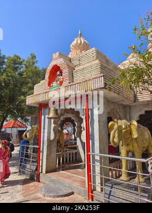 30. Oktober 2022, Pune, Indien, Kanifnath Tempel in der Nähe von Saswad, Shri Kanifnath Maharaj war einer von neun Lehrern im Navnath Sampradaya. Stockfoto