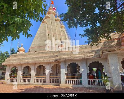 30. Oktober 2022, Pune, Indien, Kanifnath Tempel in der Nähe von Saswad, Shri Kanifnath Maharaj war einer von neun Lehrern im Navnath Sampradaya. Stockfoto