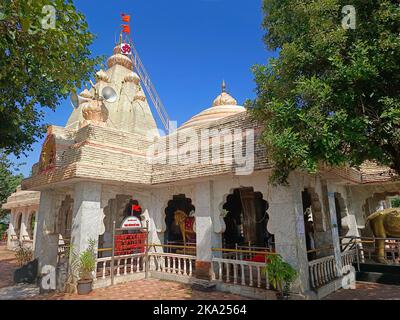 30. Oktober 2022, Pune, Indien, Kanifnath Tempel in der Nähe von Saswad, Shri Kanifnath Maharaj war einer von neun Lehrern im Navnath Sampradaya. Stockfoto