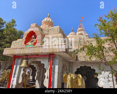 30. Oktober 2022, Pune, Indien, Kanifnath Tempel in der Nähe von Saswad, Shri Kanifnath Maharaj war einer von neun Lehrern im Navnath Sampradaya. Stockfoto