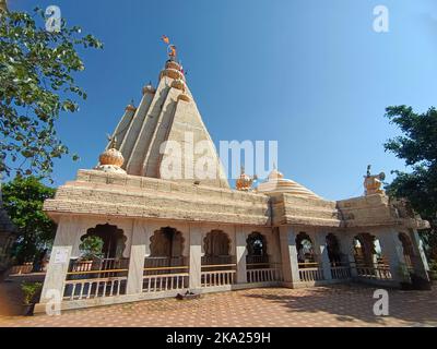 30. Oktober 2022, Pune, Indien, Kanifnath Tempel in der Nähe von Saswad, Shri Kanifnath Maharaj war einer von neun Lehrern im Navnath Sampradaya. Stockfoto