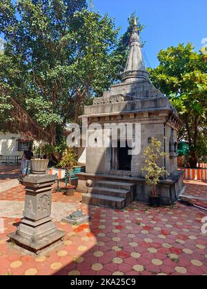 30. Oktober 2022, Pune, Indien, Kanifnath Tempel in der Nähe von Saswad, Shri Kanifnath Maharaj war einer von neun Lehrern im Navnath Sampradaya. Stockfoto