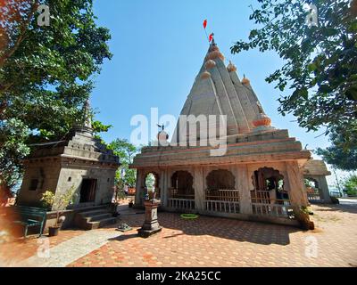 30. Oktober 2022, Pune, Indien, Kanifnath Tempel in der Nähe von Saswad, Shri Kanifnath Maharaj war einer von neun Lehrern im Navnath Sampradaya. Stockfoto