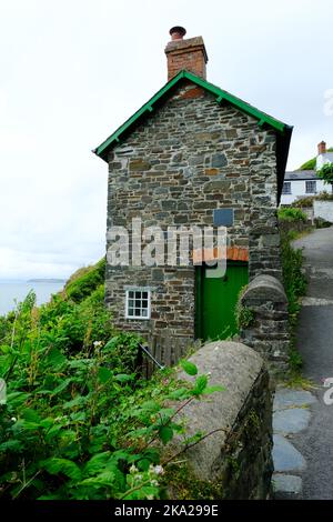 Ferienhaus in Bucks Mills an der Küste von North Devon, Großbritannien - John Gollop Stockfoto