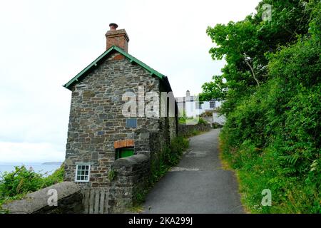 Ferienhaus in Bucks Mills an der Küste von North Devon, Großbritannien - John Gollop Stockfoto