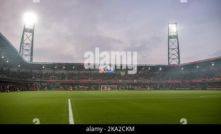 Silkeborg, Dänemark. 30. Oktober 2022. Das Stadion des JYSK Park, das während des Superliga-Spiels 3F zwischen Silkeborg IF und Viborg IF in Silkeborg gesehen wurde. (Foto: Gonzales Photo/Alamy Live News Stockfoto