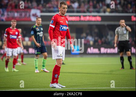 Silkeborg, Dänemark. 30. Oktober 2022. Kasper Kusk (7) von Silkeborg, WENN er während des Superliga-Spiels 3F zwischen Silkeborg IF und Viborg IF im Jysk Park in Silkeborg gesehen wurde. (Foto: Gonzales Photo/Alamy Live News Stockfoto