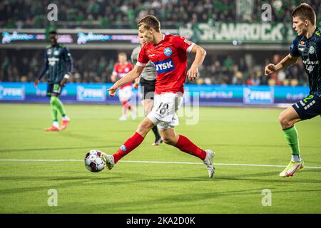 Silkeborg, Dänemark. 30. Oktober 2022. Anders Dahl (18) aus Silkeborg, WENN er während des Superliga-Spiels 3F zwischen Silkeborg IF und Viborg IF im Jysk Park in Silkeborg gesehen wurde. (Foto: Gonzales Photo/Alamy Live News Stockfoto