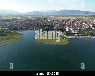 Ein Panoramablick auf Mazedonien Stockfoto