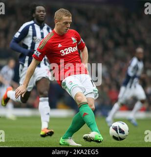 09. März 2013 - Fußball - Barclays Premiership Football - West Bromwich Albion Vs. Swansea City - Garry Monk of Swansea City - Foto: Paul Roberts/Pathos. Stockfoto