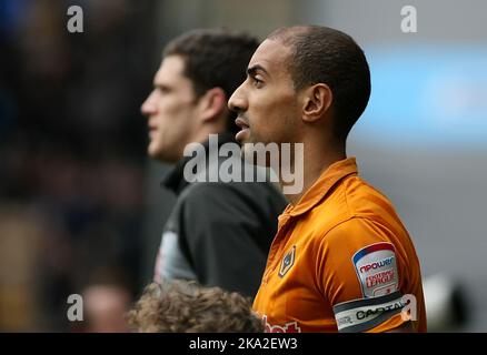 2.. Februar 2013 - npower Championship Football - Wolverhampton Wanderers vs. Cardiff City - Karl Henry von Wölfen - Foto: Paul Roberts/Pathos. Stockfoto