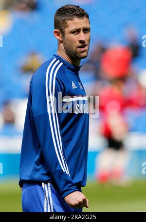 11.. Mai 2014 - Barclays Premier League - Cardiff City gegen Chelsea - Gary Cahill aus Chelsea - Foto: Paul Roberts/Pathos. Stockfoto