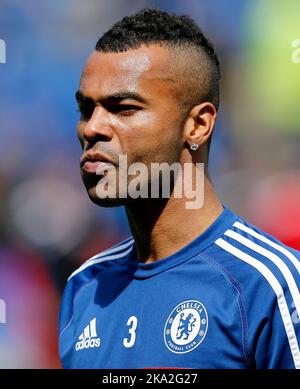 11.. Mai 2014 - Barclays Premier League - Cardiff City gegen Chelsea - Ashley Cole von Chelsea - Foto: Paul Roberts/Pathos. Stockfoto