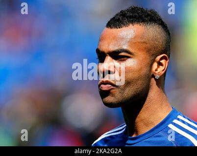 11.. Mai 2014 - Barclays Premier League - Cardiff City gegen Chelsea - Ashley Cole von Chelsea - Foto: Paul Roberts/Pathos. Stockfoto