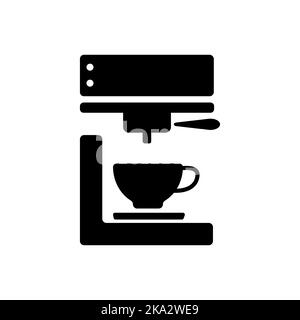 Abbildung des Symbols für die Espressomaschine Stock Vektor