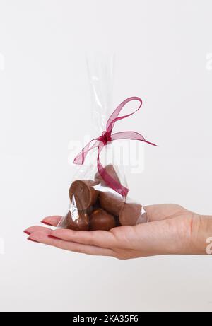 Handgemachte Schokolade Stockfoto