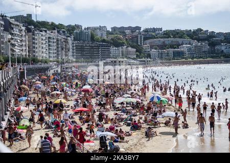 San Sebastián, País Vasco, 2015. Fotograf: Ale Espaliat Stockfoto