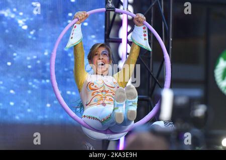 Hoda Kotb nimmt am 31. Oktober 2022 in New York City an Halloween 2022 auf dem „Today“ am Rockefeller Plaza Teil. Stockfoto