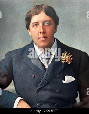 OSCAR Wilde (1854-1900) Irischer Dichter, Dramatiker Stockfoto