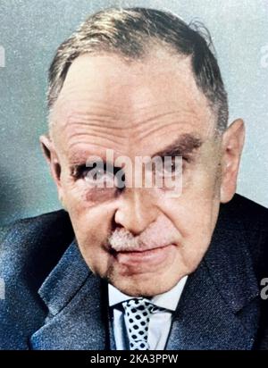 OTTO HAHN (1879-1968) deutscher Atomchemiker, um 1970 Stockfoto