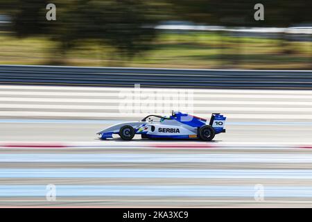 F4 FIA Motorsports Games Paul Ricard, Le Castellet, FRANKREICH, 30/10/2022 Florent 'MrCrash' B. Stockfoto