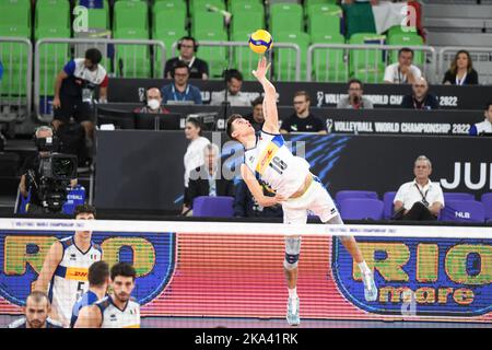 Yuri Romano (Italien). Volleyball-Weltmeisterschaft 2022. Viertelfinale Stockfoto