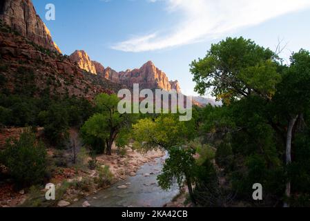 Zion Nationalpark, Utah Stockfoto