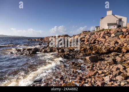 Gairloch Seafront, Wester Ross, Schottland Stockfoto
