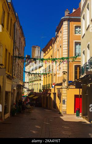 Straßen von Chalon-sur-Saone, Frankreich Stockfoto