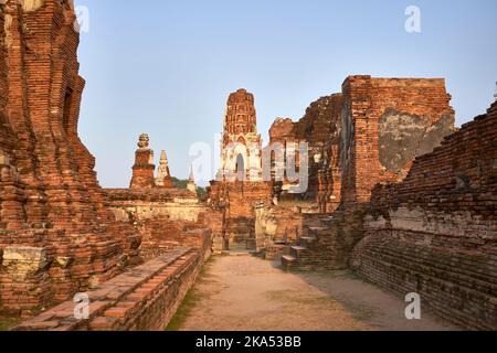 Wat Mahathat Ayutthaya Thailand Stockfoto