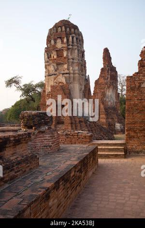 Wat Mahathat Ayutthaya Thailand Stockfoto