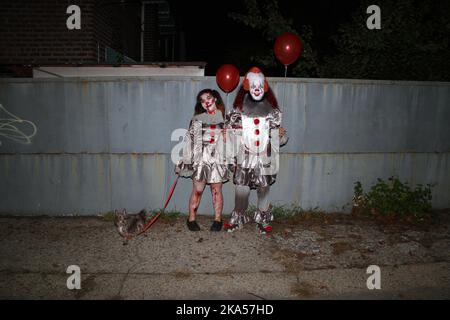 New York, New York, USA. 31. Oktober 2022. 31. Oktober 2022 NEW YORK, Halloween-Feier in NYC (Foto: © Bruce Cotler/ZUMA Press Wire) Stockfoto
