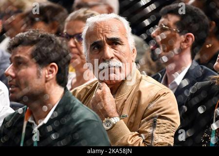 Paris, Frankreich. 31. Oktober 2022, Mansour Bahrami während des Rolex Paris Masters, ATP Masters 1000 Tennisturniers, am 31. Oktober 2022 in der Accor Arena in Paris, Frankreich. Foto von Victor Joly/ABACAPRESS.COM Stockfoto