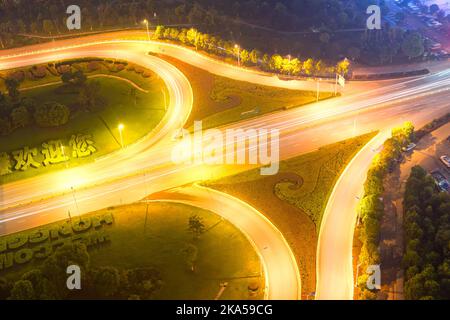 City Scape der stadt nanchang in china Stockfoto