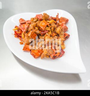 Chinesisches Essen, Kung pao Huhn Stockfoto